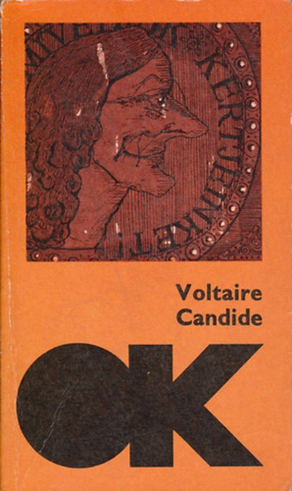A Candide 1982-es magyar kiadásának fedőlapja